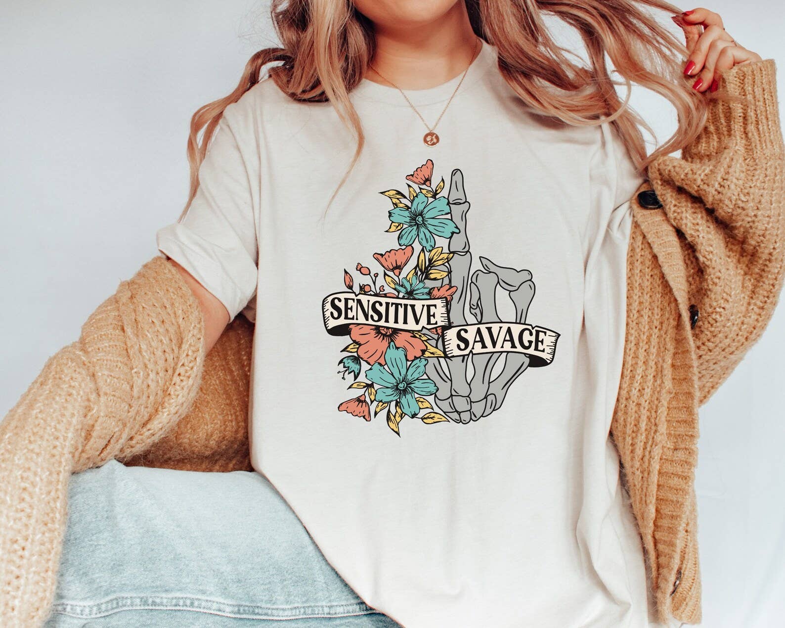 Sensitive Savage T-Shirt Hoodie, Sweatshirt | PodTeesHub.com