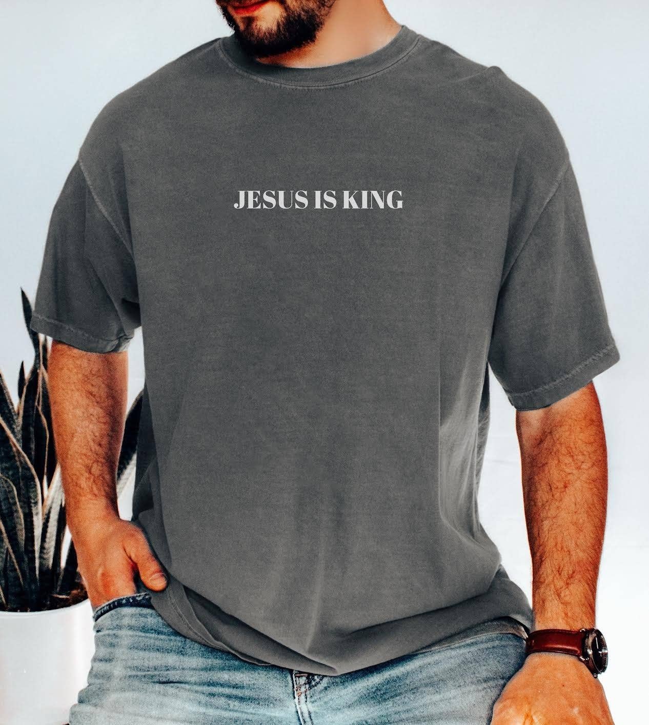 Jesus King Christian Streetwear Mens Faith Shirt Hoodie, Sweatshirt | PodTeesHub.com