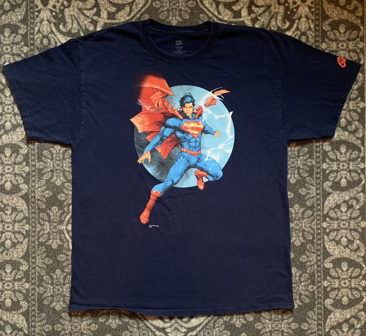 Hanes Superman T Shirt Sz Large Hoodie, Sweatshirt | PodTeesHub.com