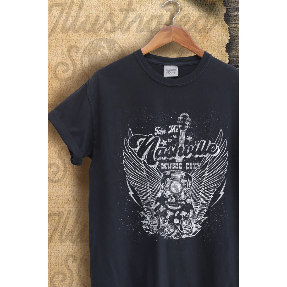 Take Me To Nashville  Vintage Graphic  Tee Hoodie, Sweatshirt | PodTeesHub.com