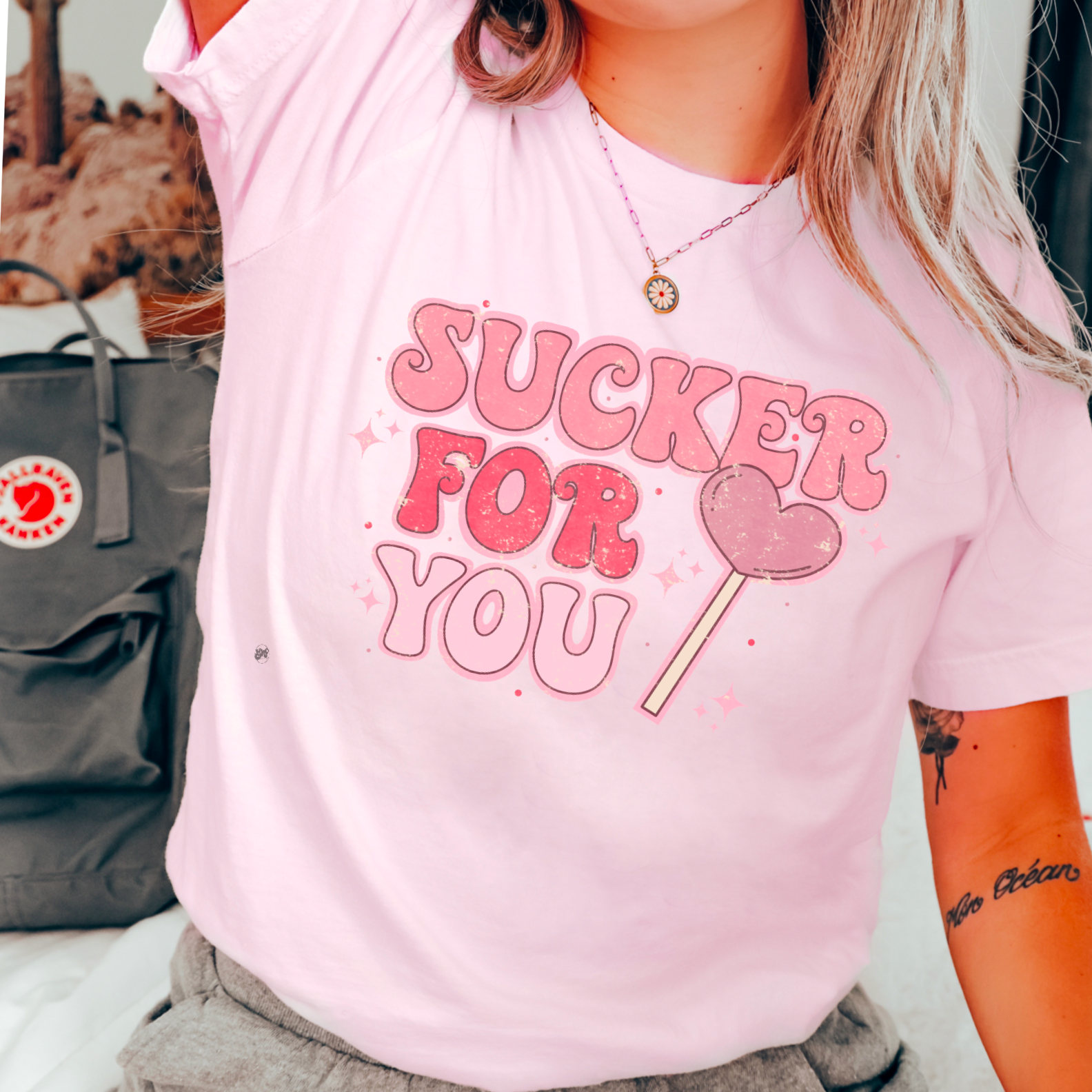 Sucker For You Valentines Day Gildan Graphic Tee Hoodie, Sweatshirt | PodTeesHub.com