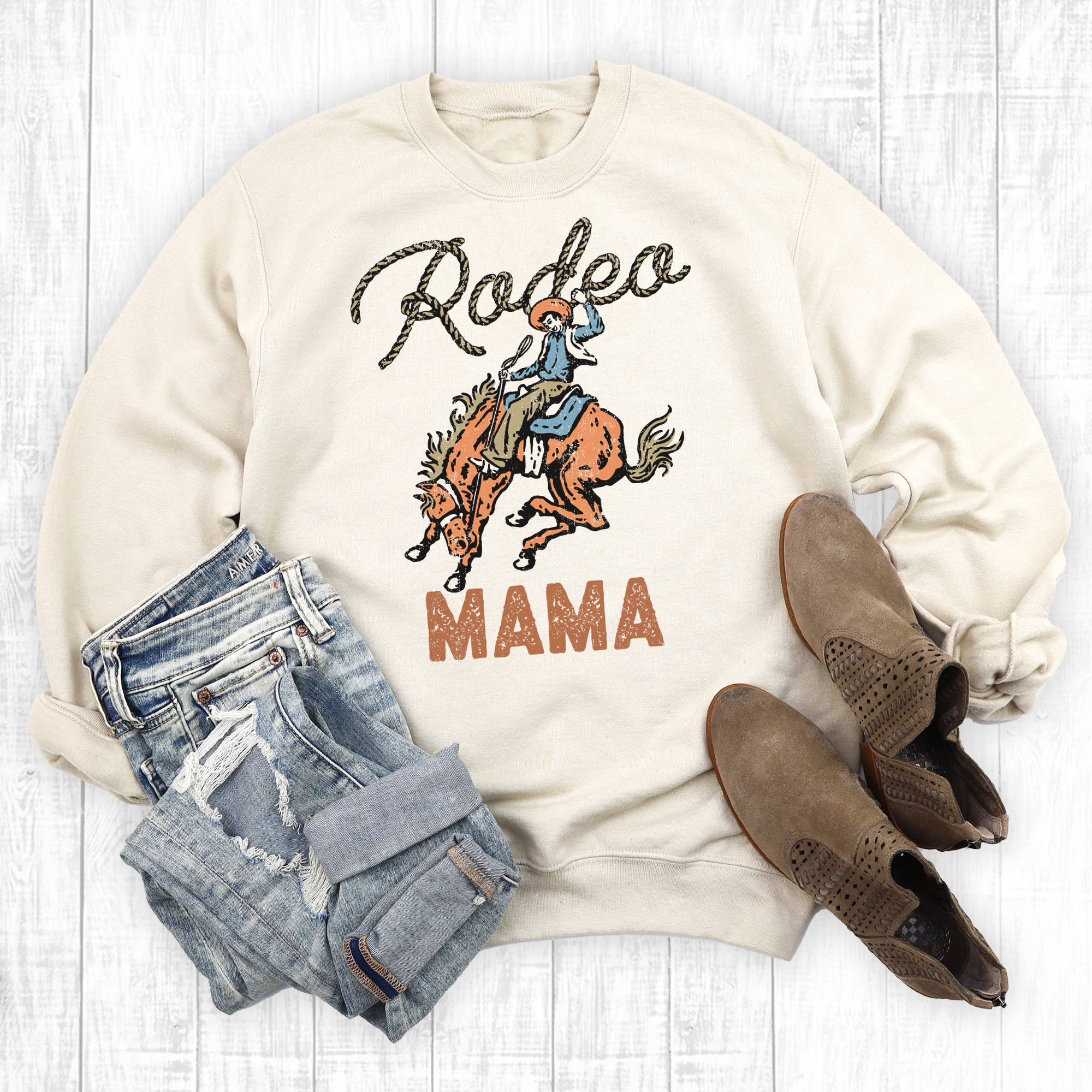 Western Rodeo Mama Sweatshirt T-Shirts, Hoodie | PodTeesHub.com