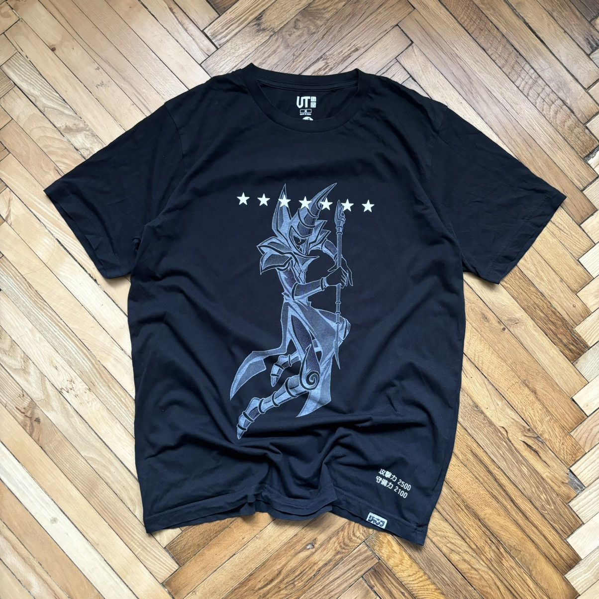 Japanese Brand X Uniqlo Vintage Manga Unqilo X Yu Gi Oh Card Dark Magician T Shir T-Shirts, Hoodie, Sweatshirt