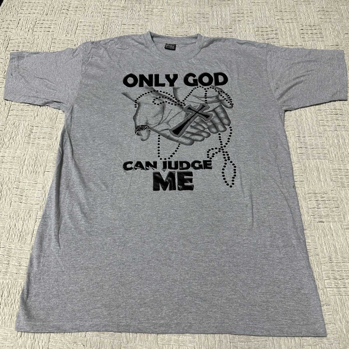Vintage Tupac 2pac Only God Can Judge Me T Shirt 3xl Gemrock Hoodie, Sweatshirt | PodTeesHub.com