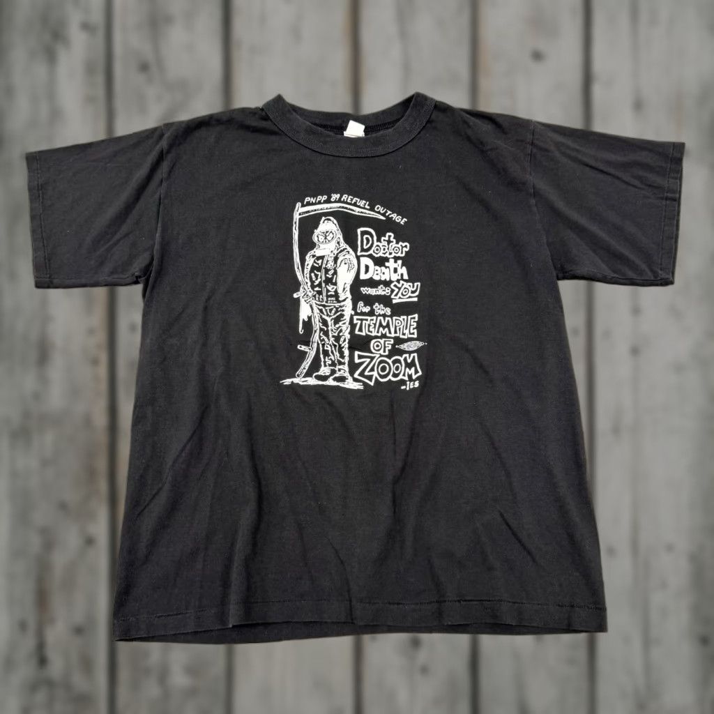Vintage Nuclear Zombie T Shirt 80s Usa Military 80s Black Cotton L Mens Short Sleeve Crew Ne Hoodie, Sweatshirt