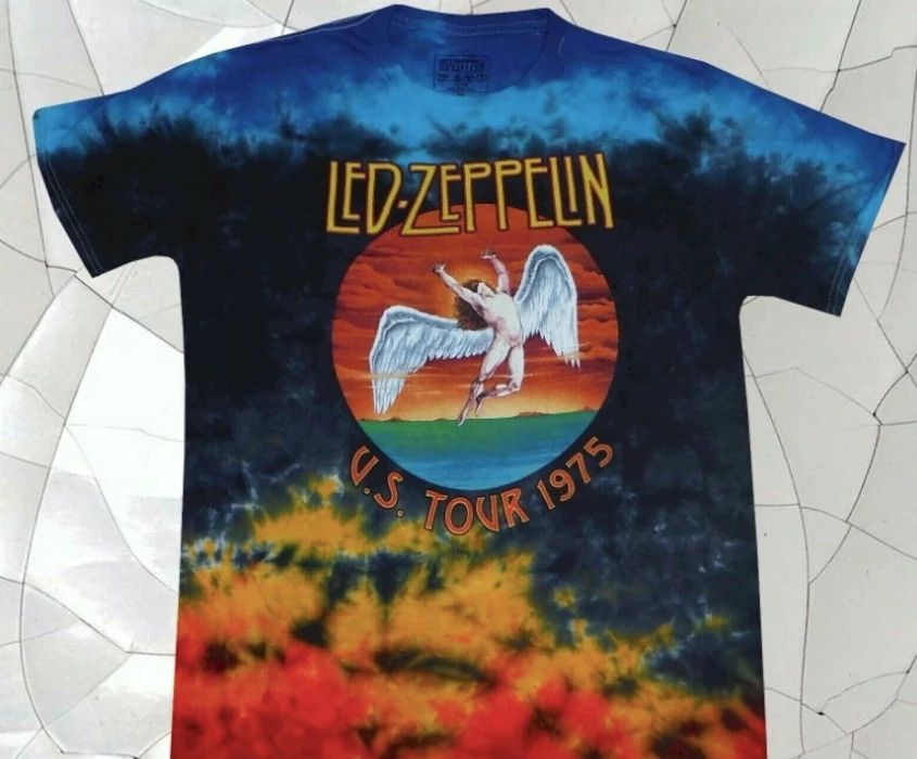 Led Zeppelin X Vintage Deadstock Vintage Led Zeppelin Icarus Graphic Tee Hoodie, Sweatshirt | PodTeesHub.com