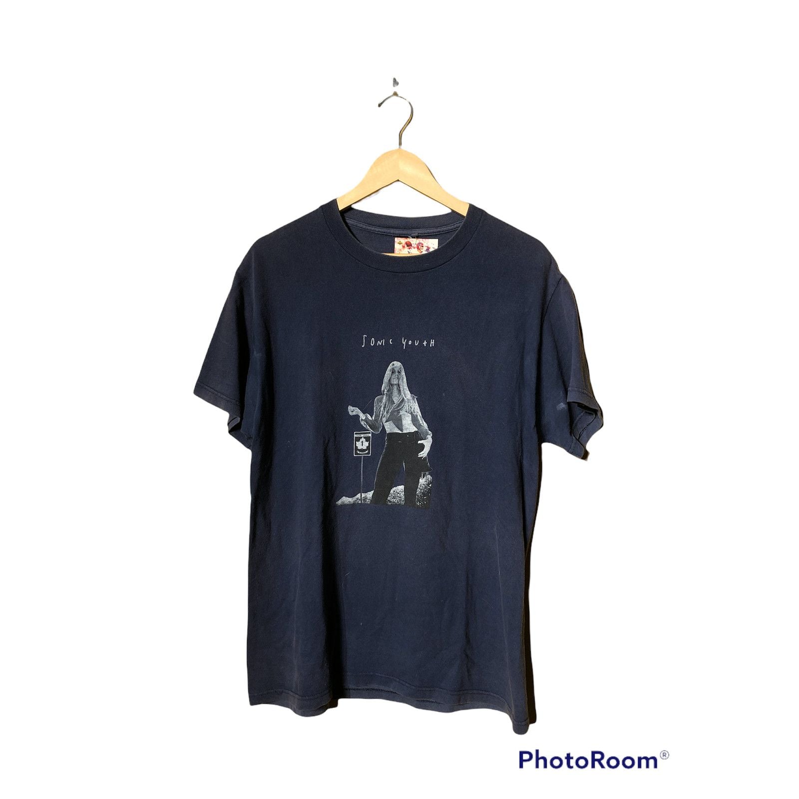 Vintage Sonic Youth Hitchhiker Girl Tee Large Alternative Hoodie, Sweatshirt | PodTeesHub.com