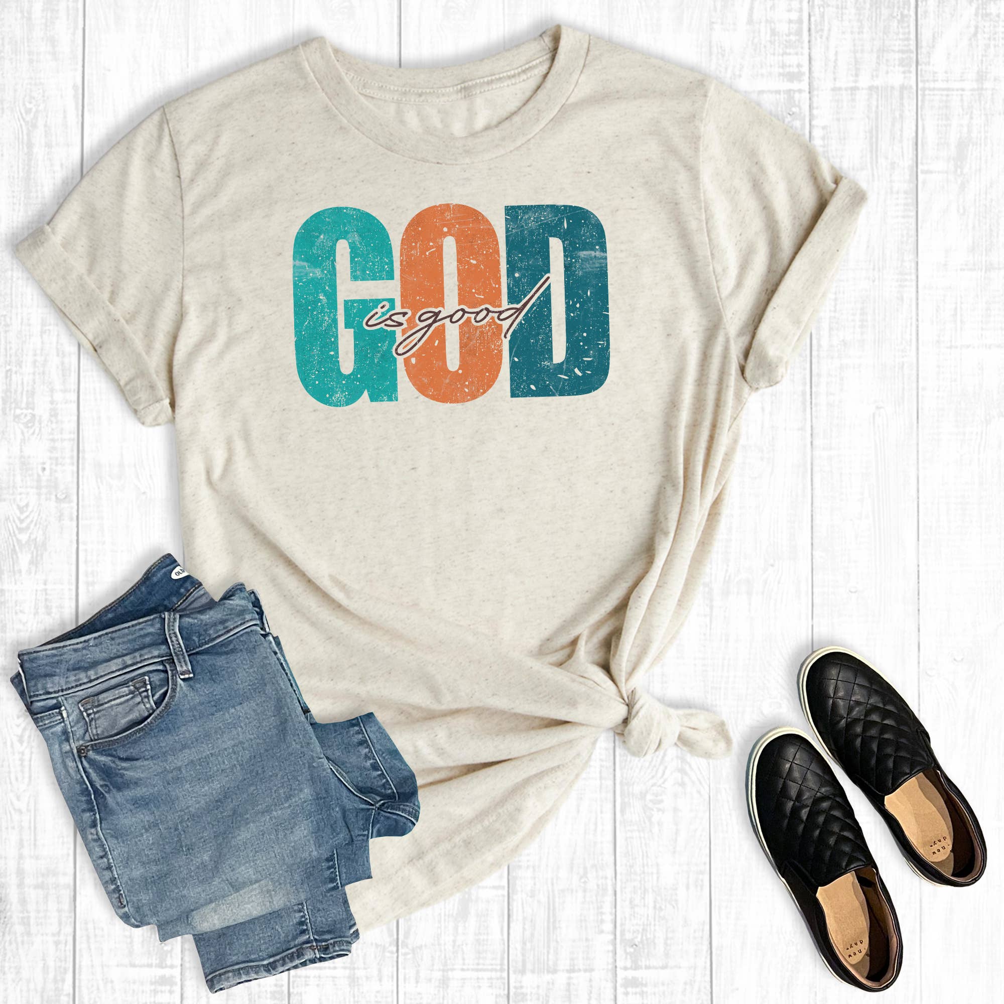 God Is Good Graphic Tee Hoodie, Sweatshirt | PodTeesHub.com