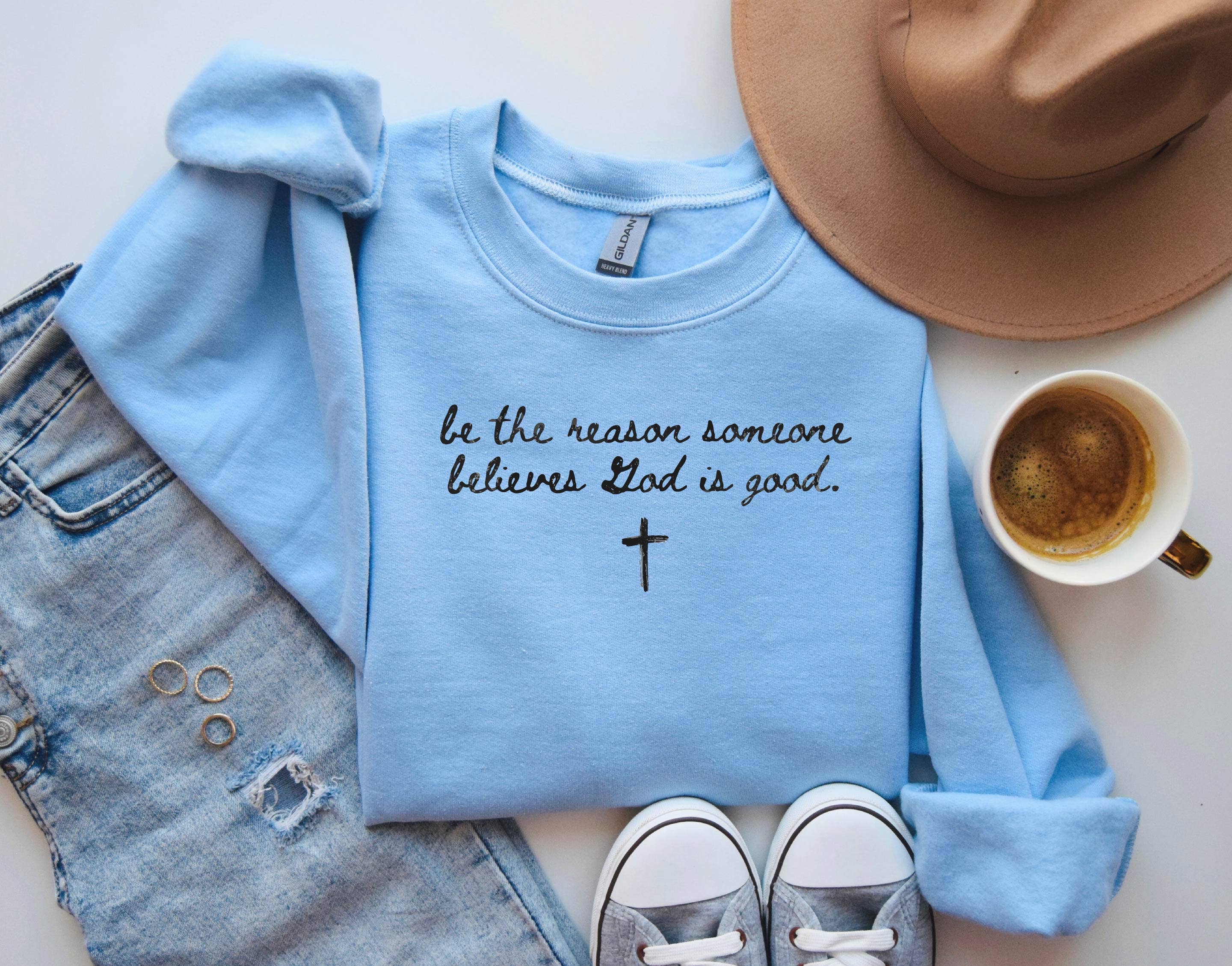 God Is Good Sweatshirt, Be the Good Sweatshirt, Faith Based T-Shirts, Hoodie | PodTeesHub.com