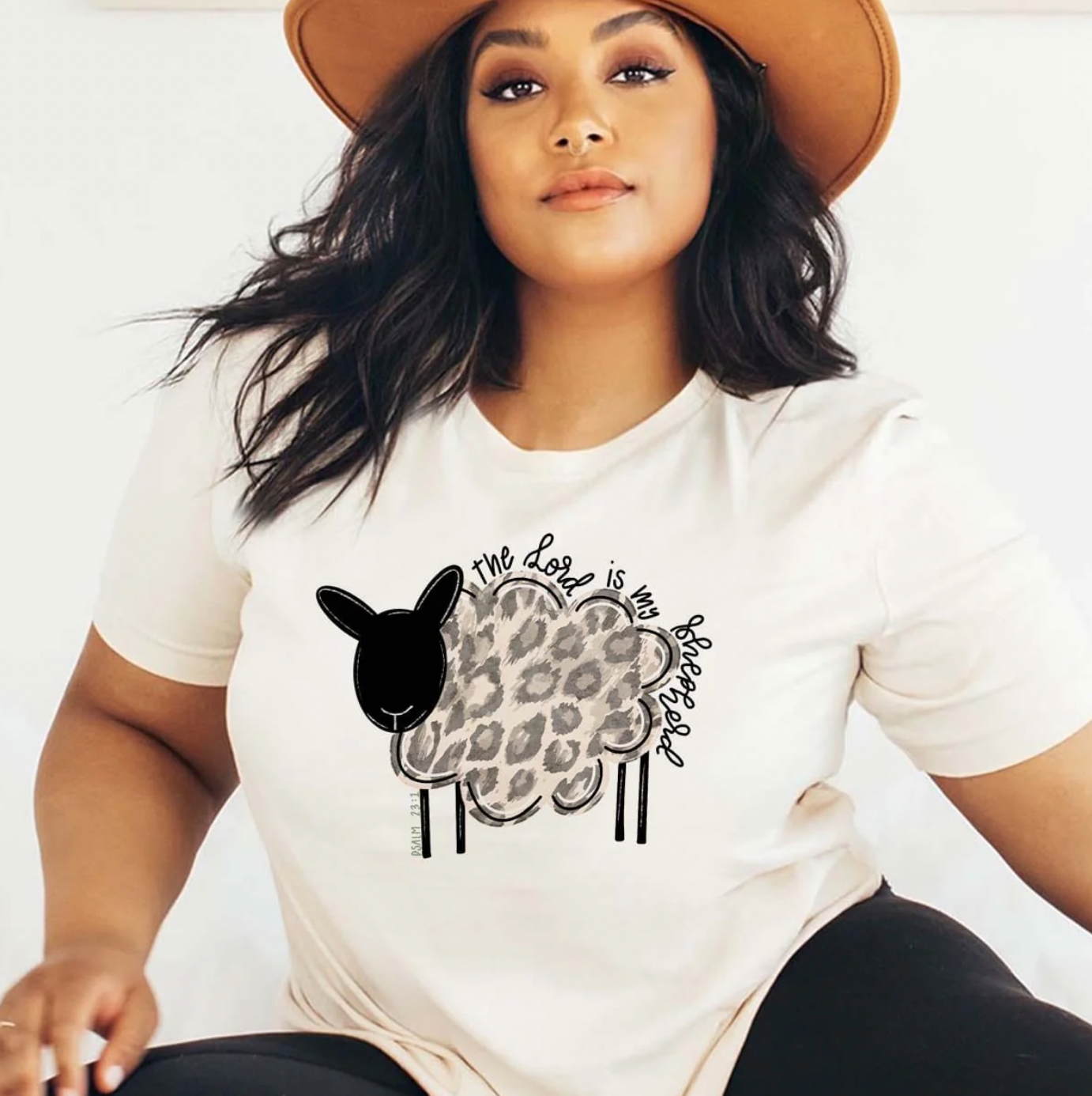 The Lord Is My Shepard Easter Tee- Cream Hoodie, Sweatshirt | PodTeesHub.com