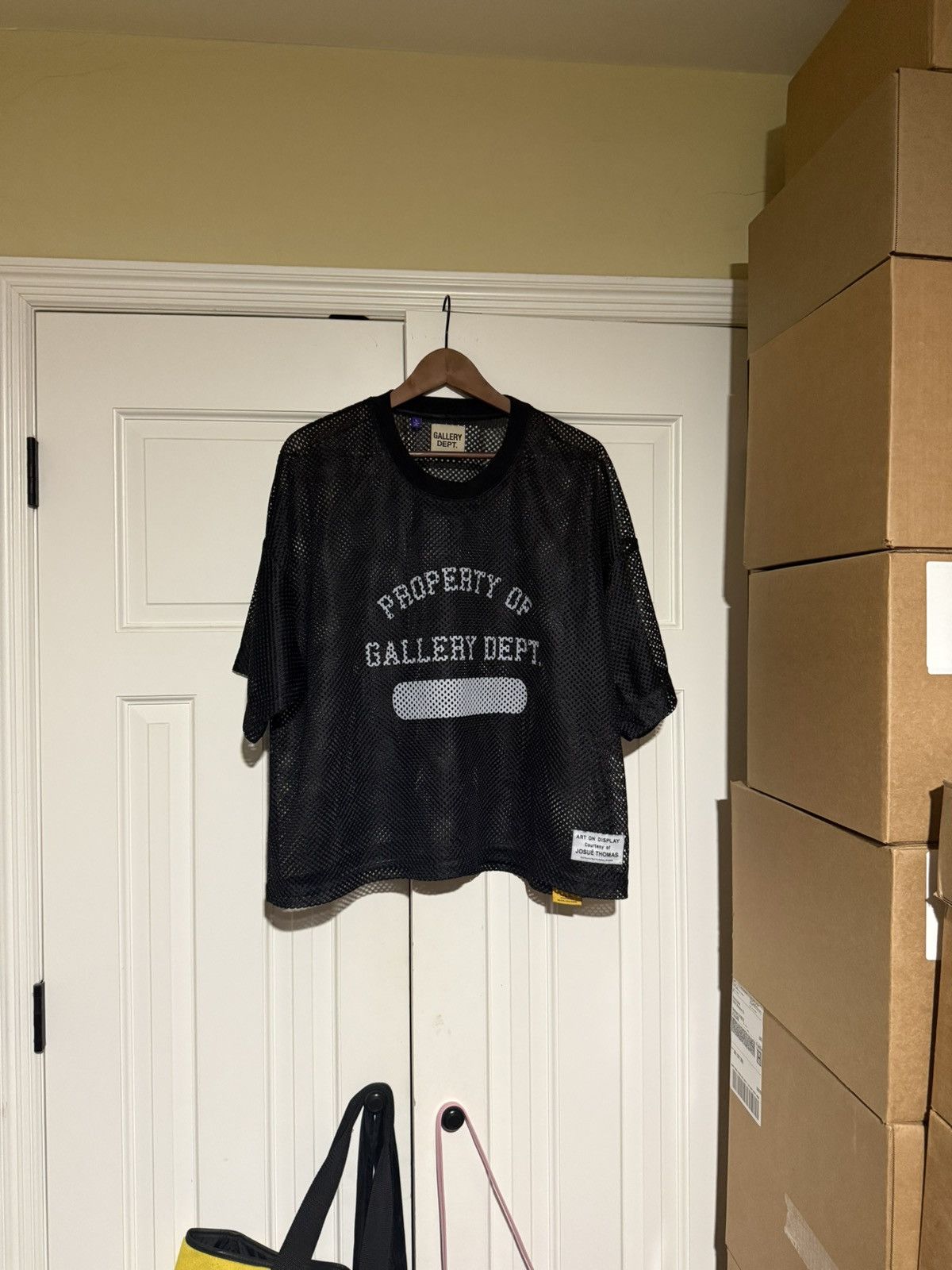 Dept Gallery Dept Black Mesh Jersey T-Shirts, Hoodie, Sweatshirt | PodTeesHub.com