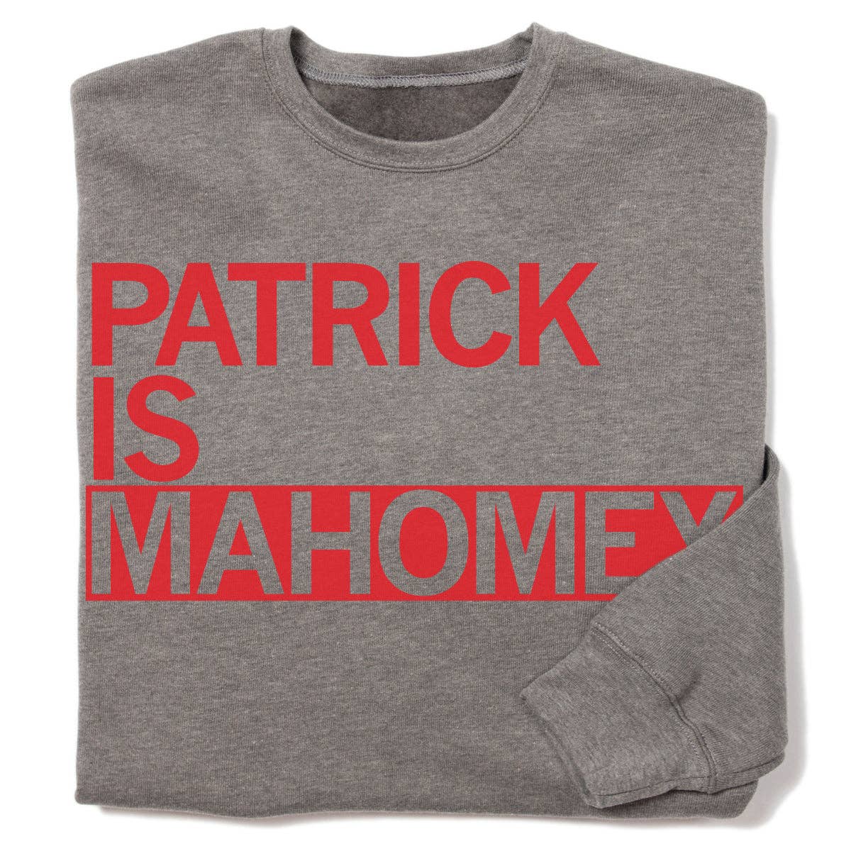 Patrick Is Mahomey Crew Sweatshirt Grey T-Shirts, Hoodie | PodTeesHub.com