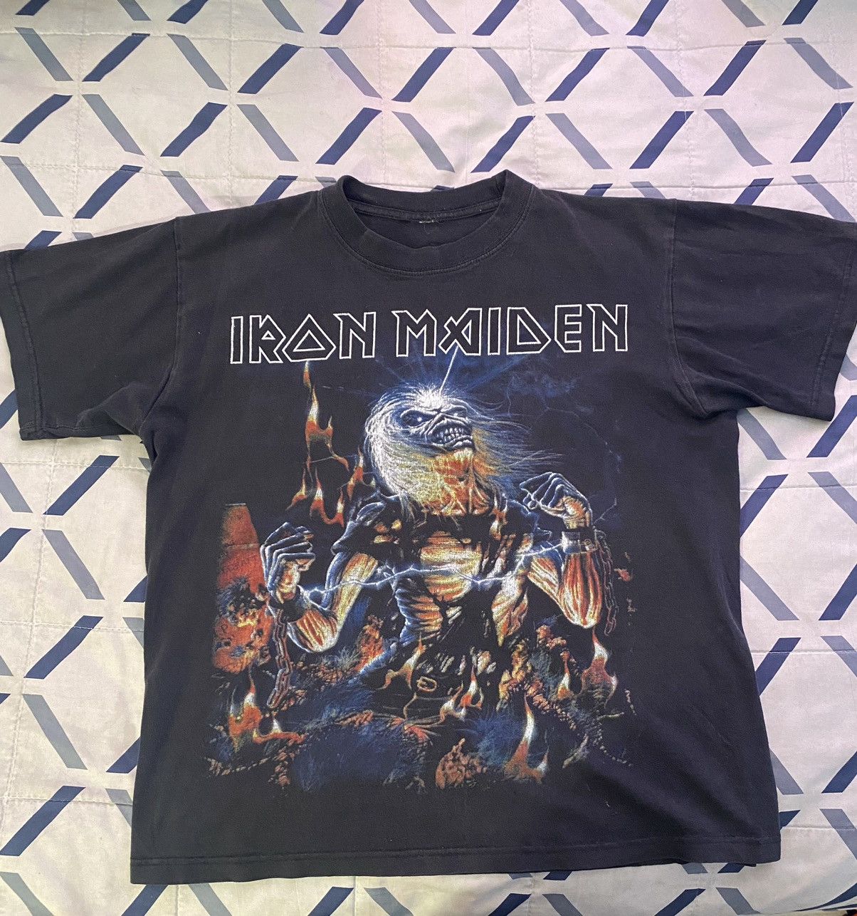 Iron Maiden X Vintage Iron Maiden Band Shirt Hoodie, Sweatshirt | PodTeesHub.com