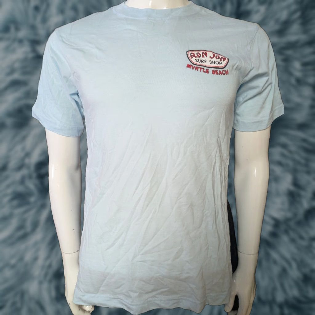 Vintage Ron Jon Surf Shop Myrtle Beach Sc Classic Logo T Shirt Medium Blue Mens Shirt M Logo Hoodie, Sweatshirt
