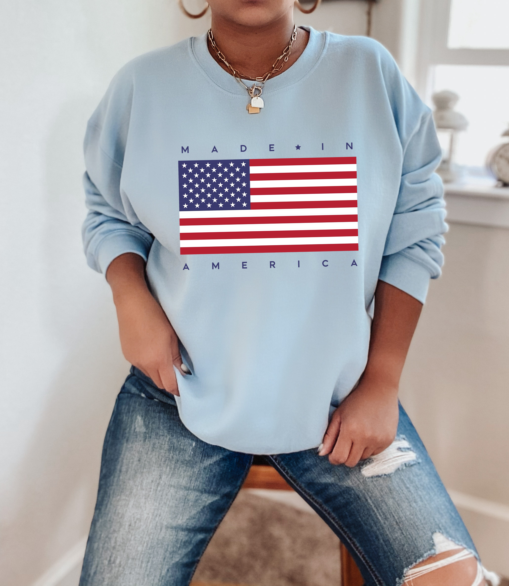 Made in America, July Fourth Sweatshirt, Holiday Apparel T-Shirts, Hoodie | PodTeesHub.com
