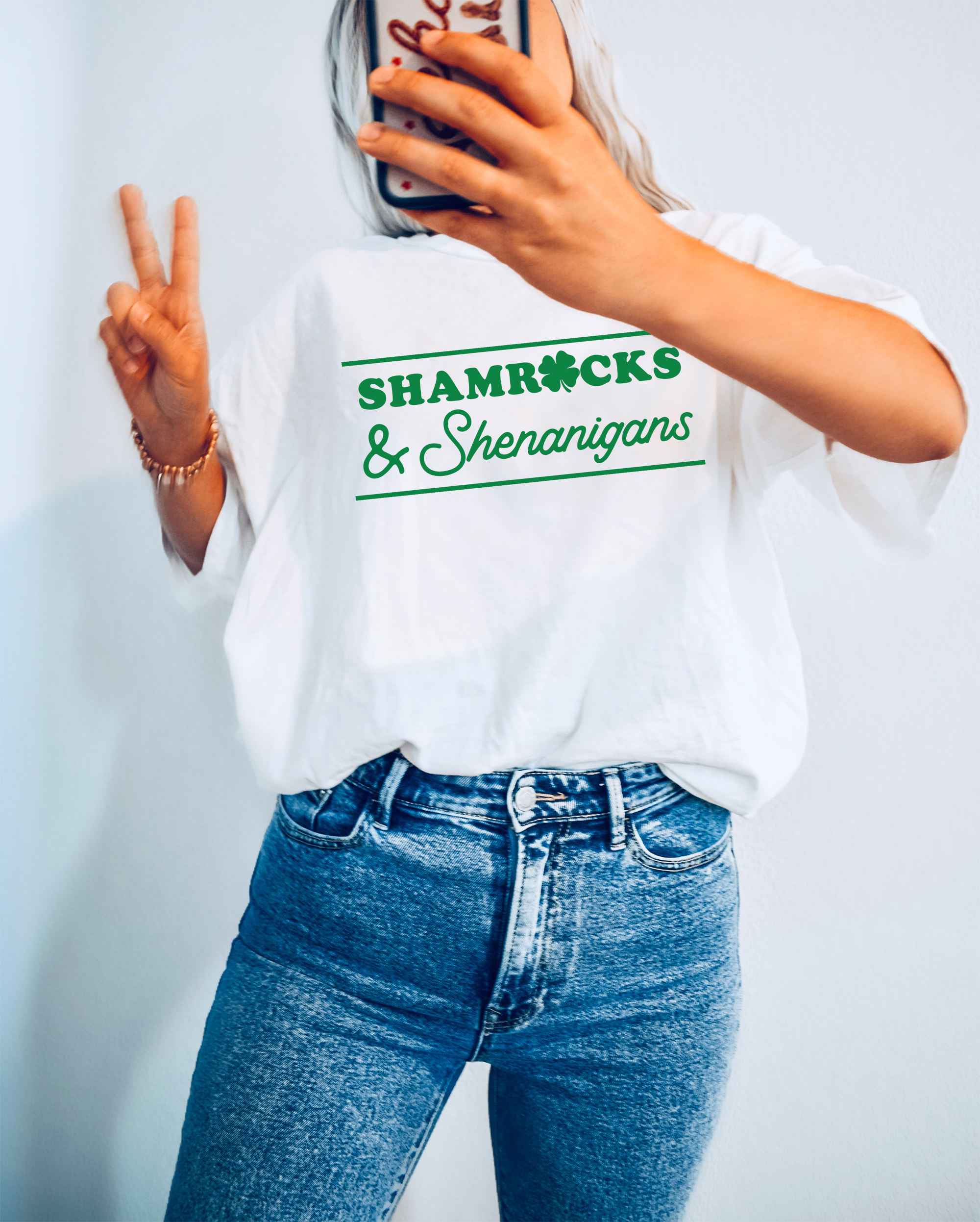 Shamrock & Shenanigans, St. Patrick's Day Graphic Tee Hoodie, Sweatshirt | PodTeesHub.com