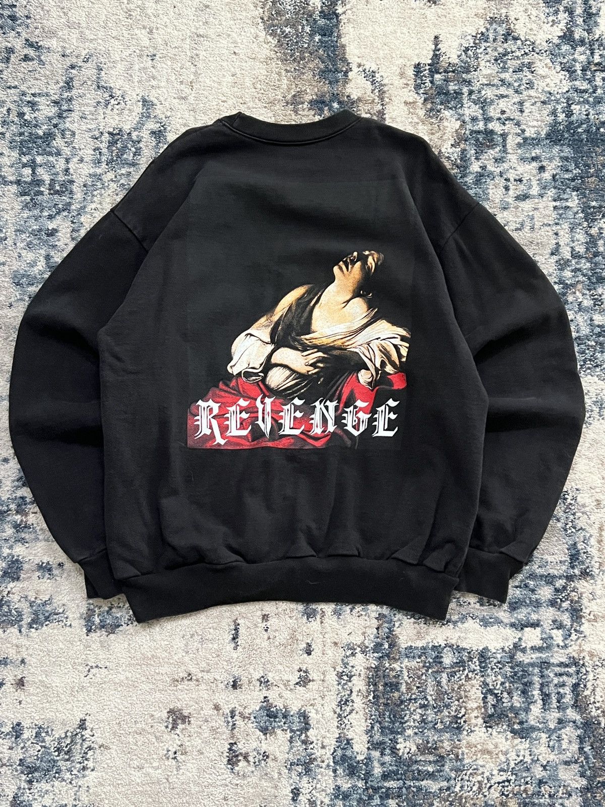 Revenge Magdalen Crewneck Black L T-Shirts, Hoodie, Sweatshirt | PodTeesHub.com