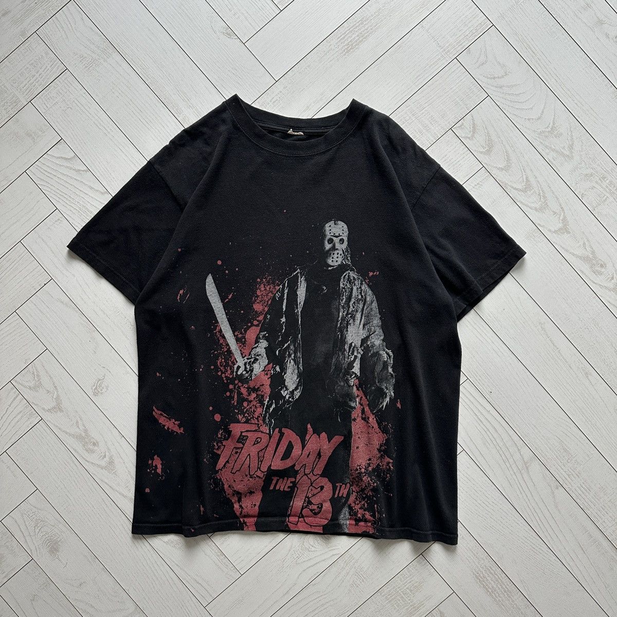Vintage 00s Friday The 13th Horror Movie Tee Anvil Y2k Rare Hoodie, Sweatshirt | PodTeesHub.com