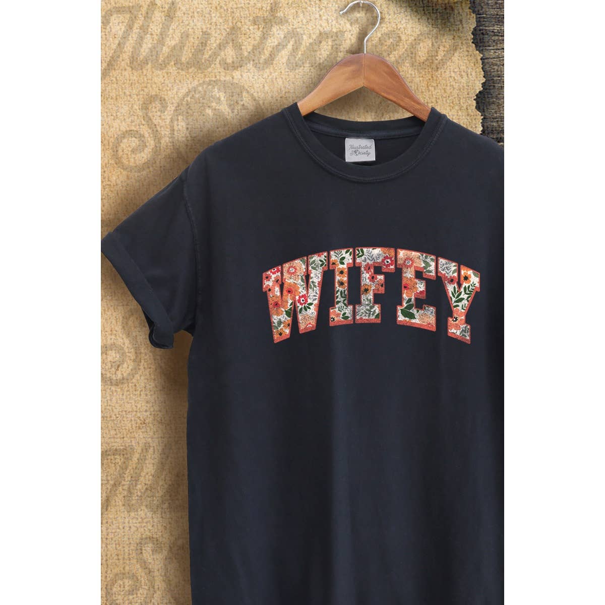 Wifey  Vintage Graphic  Tee Hoodie, Sweatshirt | PodTeesHub.com