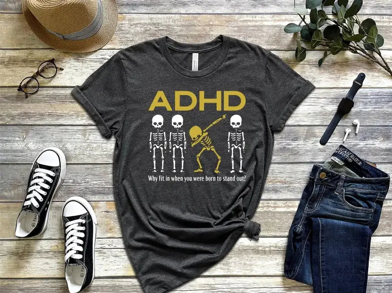 Funny Adhd T-Shirt Hoodie, Sweatshirt | PodTeesHub.com