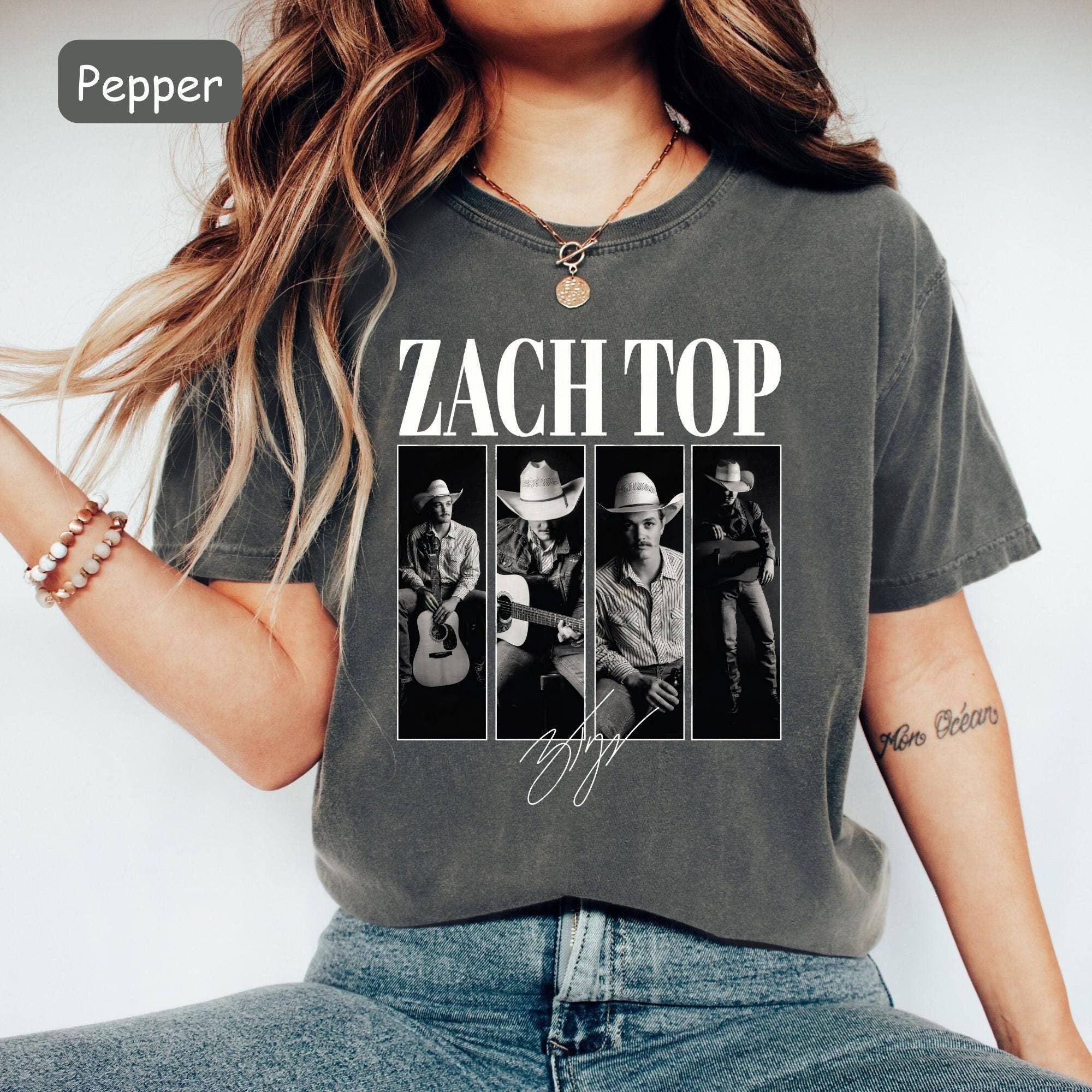Zach Top Tour Unisex Shirt Cute Country Music Tee, Gift Gear Hoodie, Sweatshirt | PodTeesHub.com