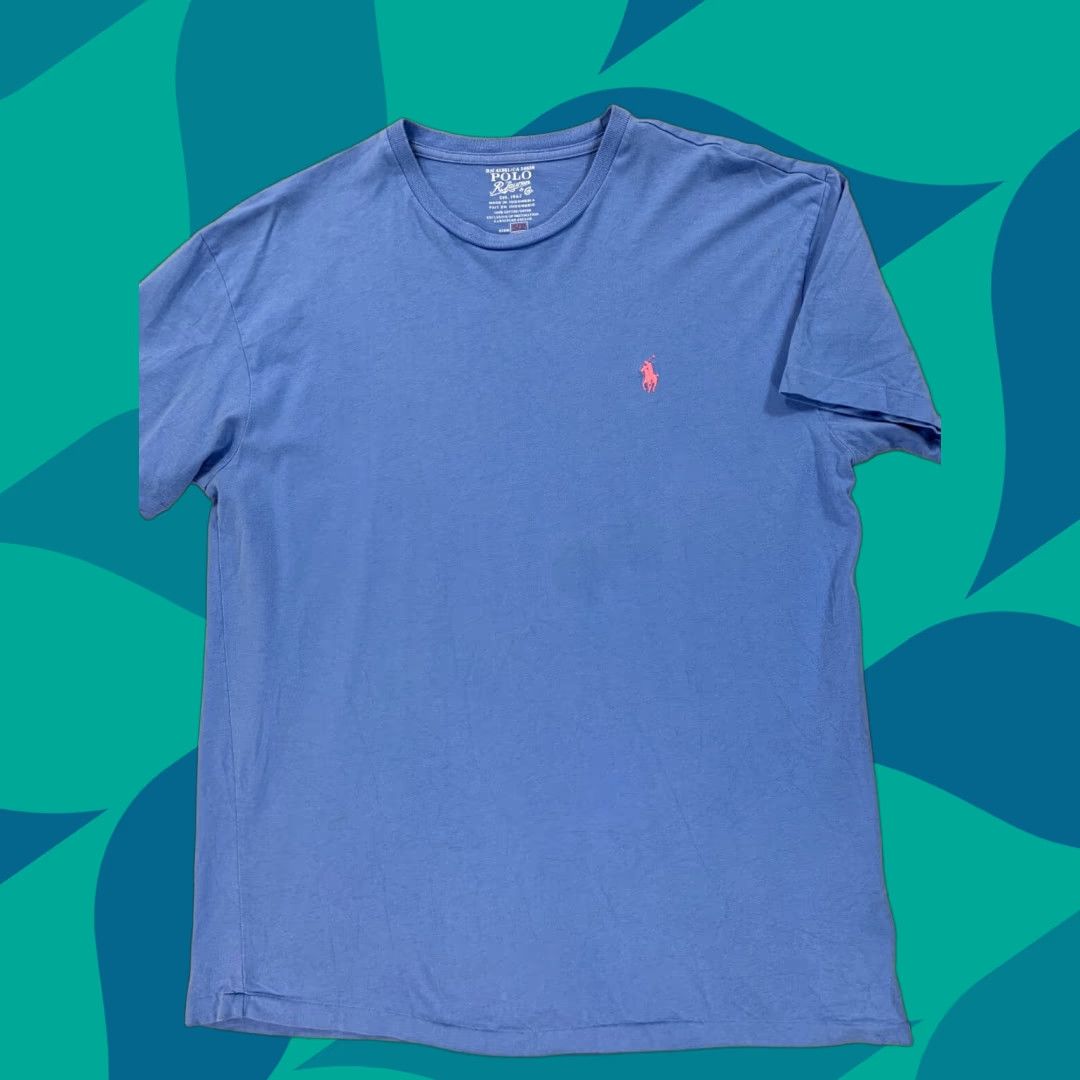 Ralph Lauren Polo Ralph Lauren Polo Ralph Lauren Classic Solid Short Sleeve Crew Tee Shirt Blue Hoodie, Sweatshirt