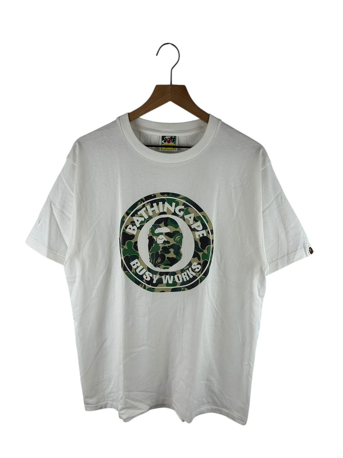 Bape 1st Camo Busy Works Print T Shirt Hoodie, Sweatshirt | PodTeesHub.com