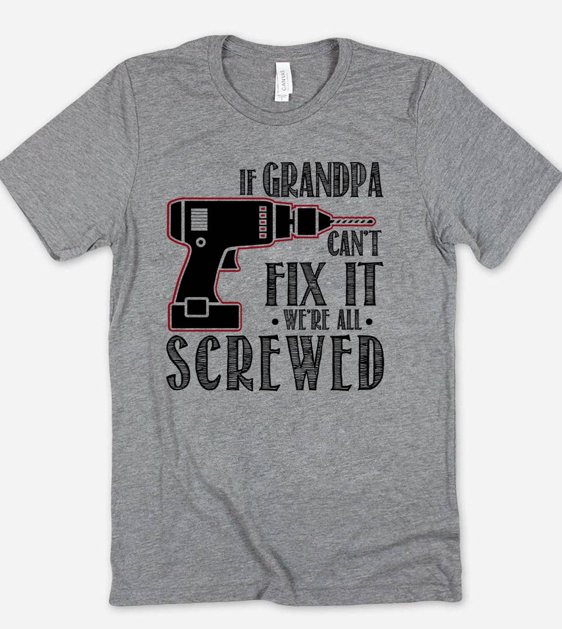 If Grandpa Can't Fix It - Grandpa Tools Fun Cute T-Shirt Hoodie, Sweatshirt | PodTeesHub.com