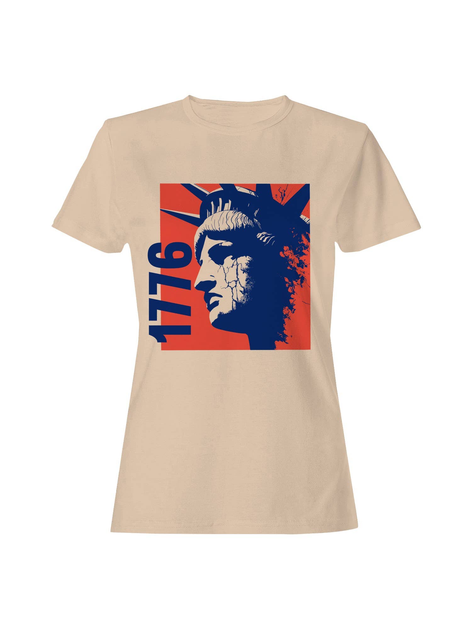 1776 Liberty Graphic Design Women's T-Shirt Hoodie, Sweatshirt | PodTeesHub.com