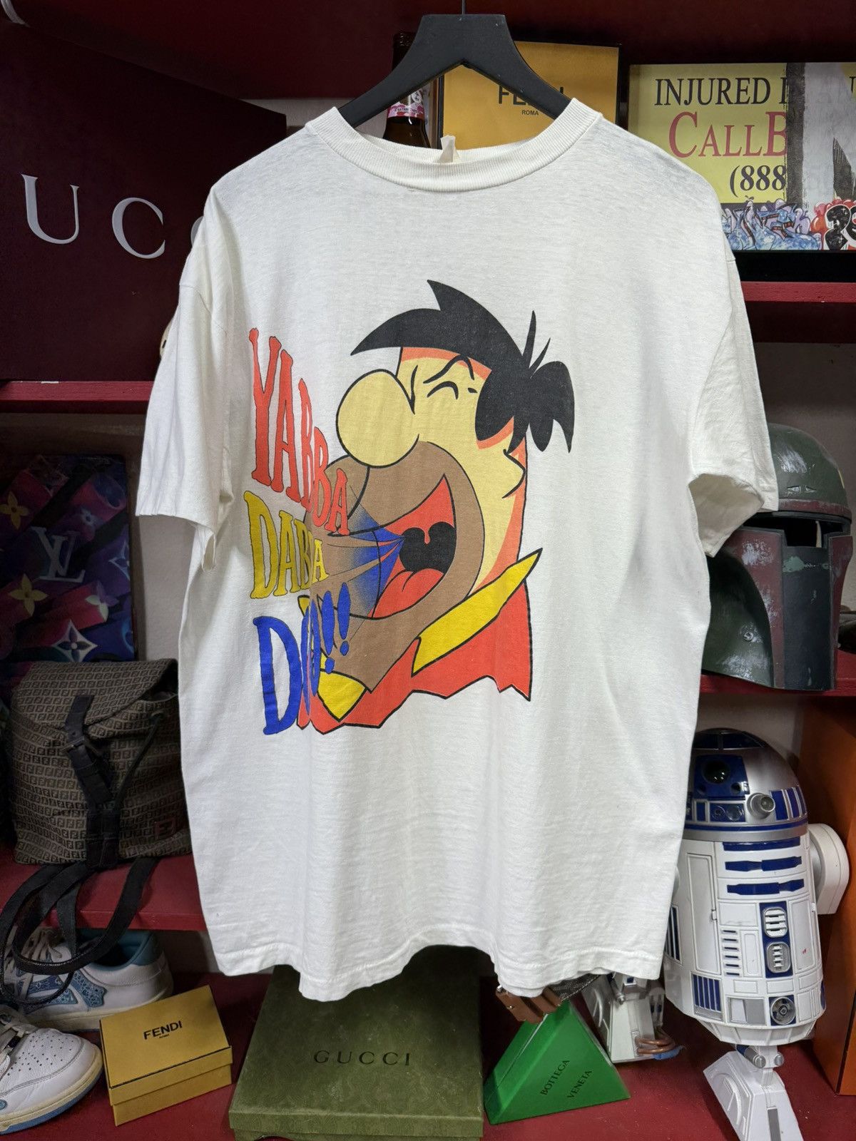 Vintage 90 S Flint Stones Cartoon T Shirt Adult Size Xlarge Hoodie, Sweatshirt | PodTeesHub.com