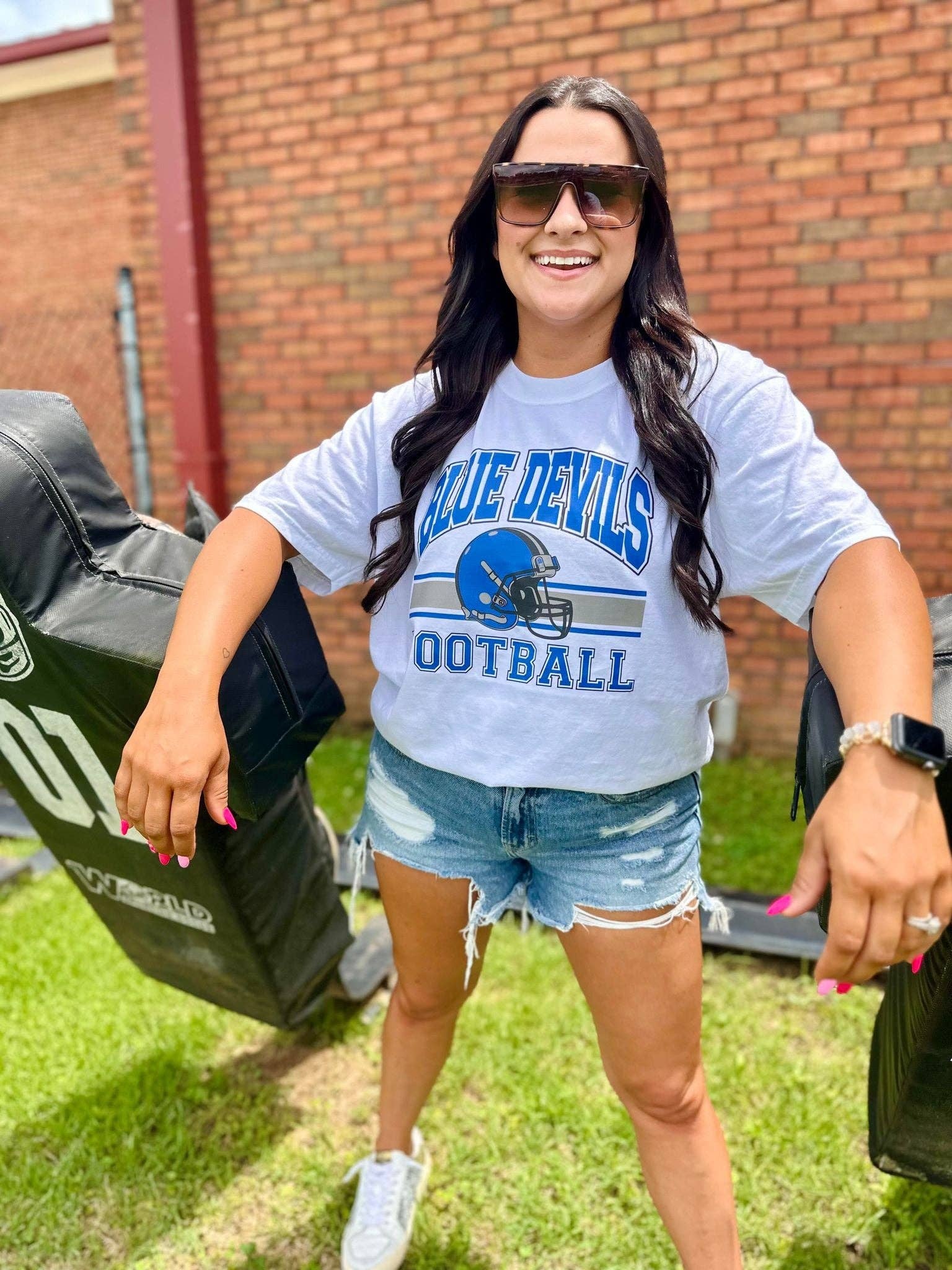 Custom Mascot Varsity Football Helmet Dtf Tee Hoodie, Sweatshirt | PodTeesHub.com