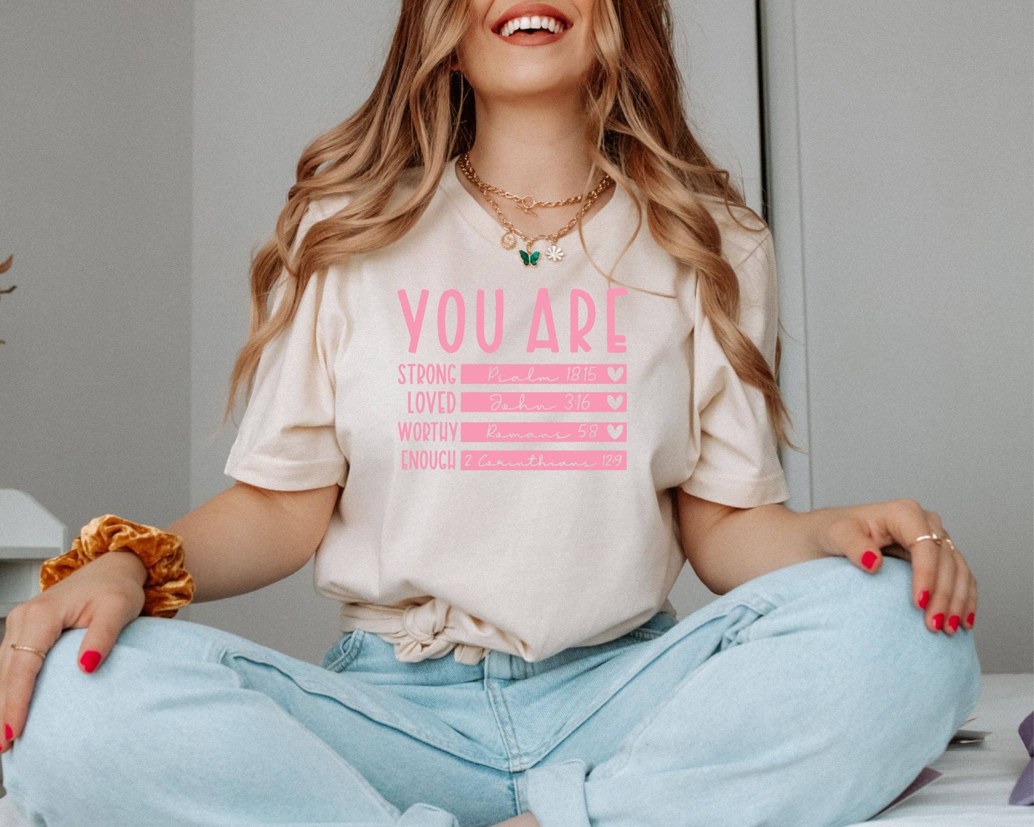 Christian You Are Encouraging Words Graphic Tee Free Ship Hoodie, Sweatshirt | PodTeesHub.com