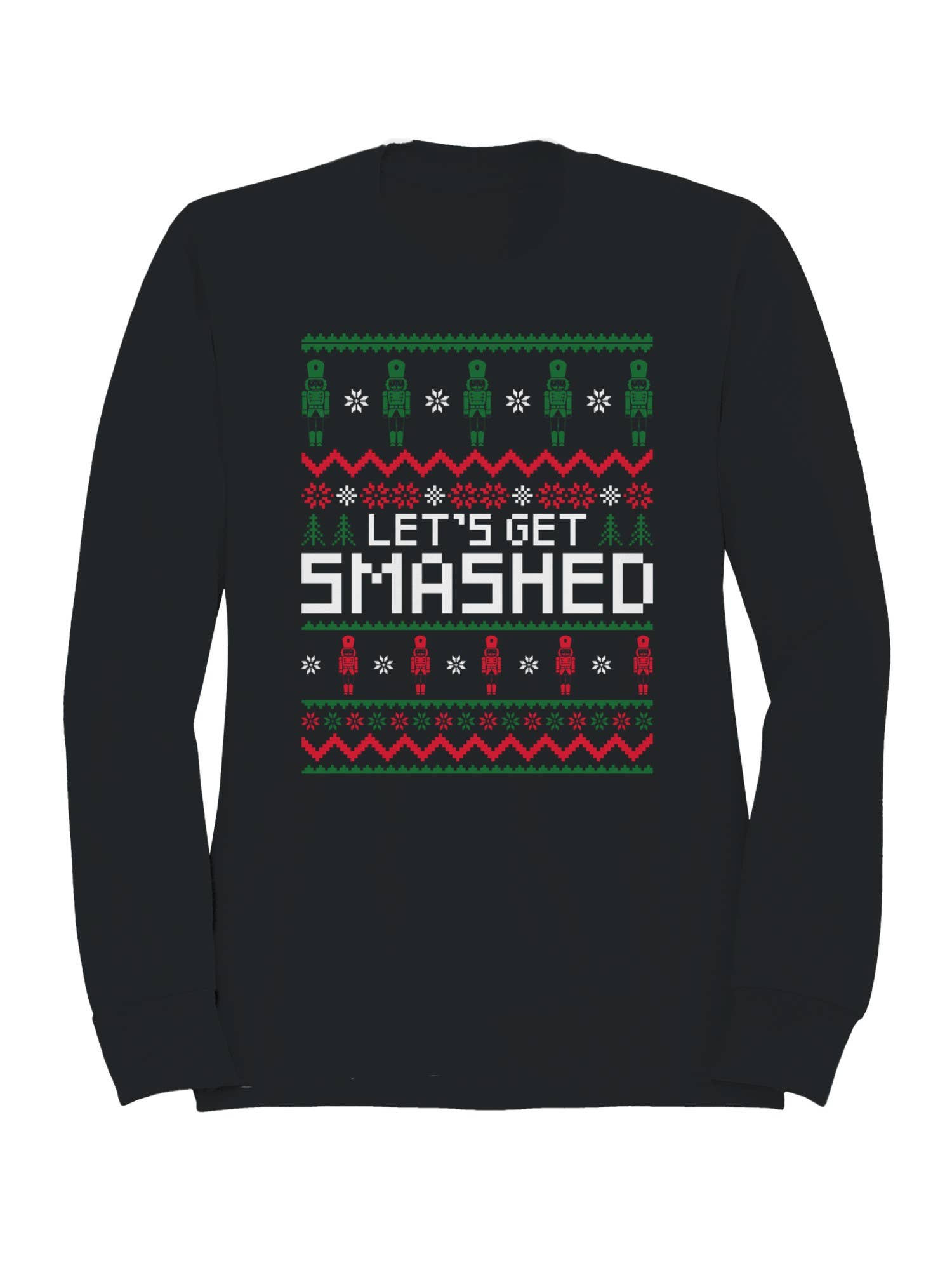 Festive Nutshell "Let's Get Smashed Men's Sweatshirt T-Shirts, Hoodie | PodTeesHub.com