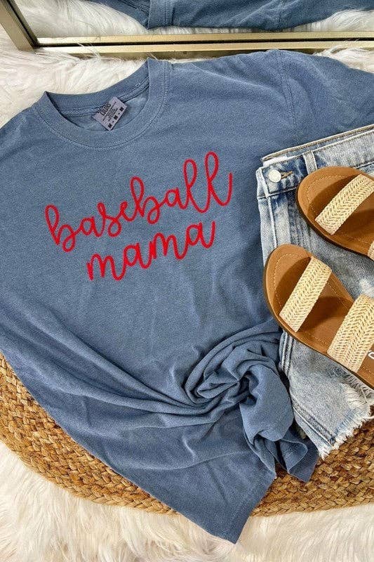 Baseball Mama Puff Tee Hoodie, Sweatshirt | PodTeesHub.com