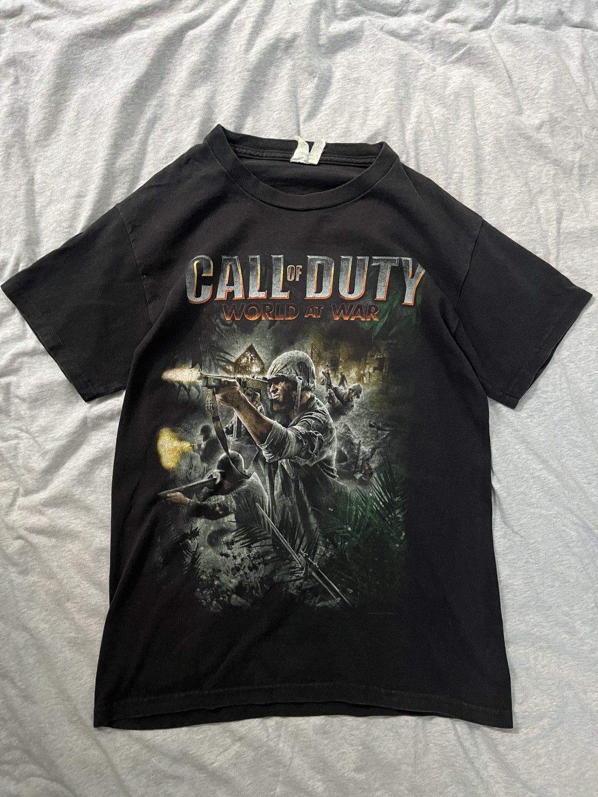 Vintage Promo Gaming Tee Call Of Duty World At War Hoodie, Sweatshirt | PodTeesHub.com