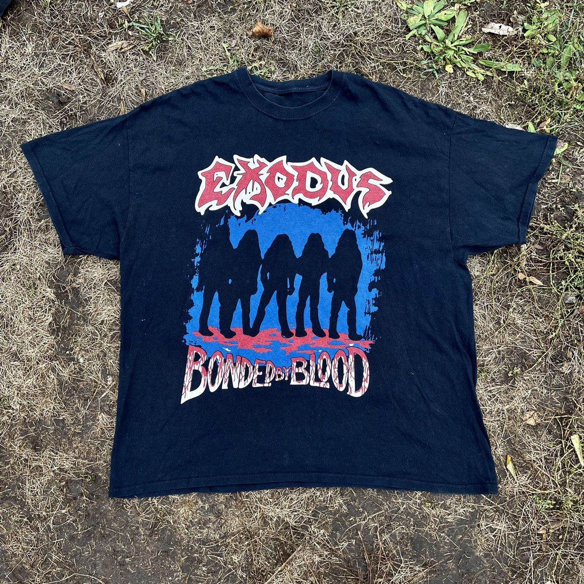 Band Vintage 90s Exodus Face Horror Y2k Band Rock Streetwear T-Shirts, Hoodie, Sweatshirt
