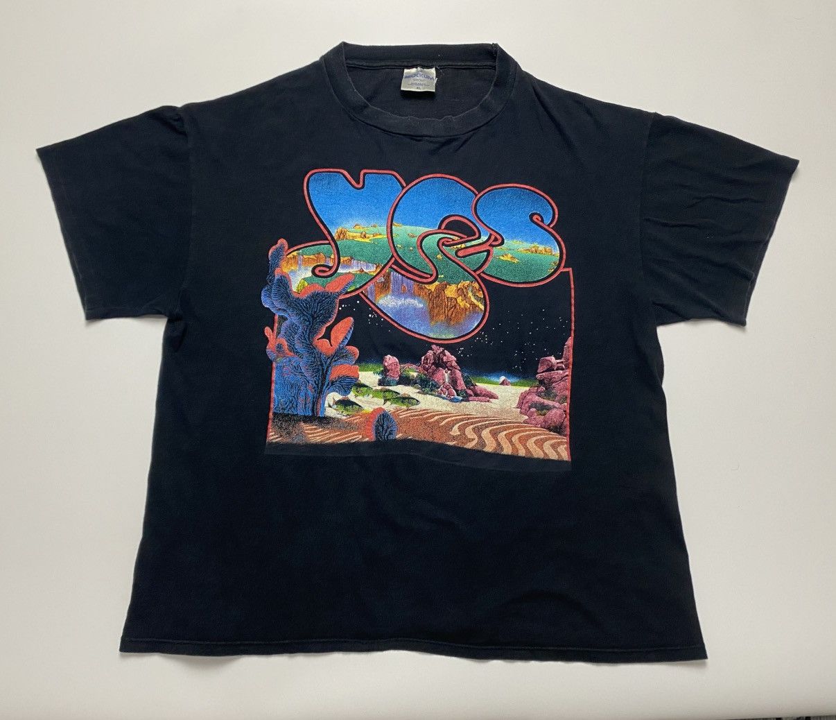 Band Tees Rare Vintage 90s Yes Unite Tour Tee By Brockum Hoodie, Sweatshirt | PodTeesHub.com