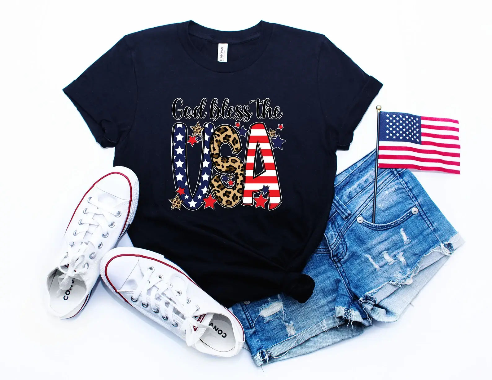 God Bless the USA T-Shirt Hoodie, Sweatshirt | PodTeesHub.com