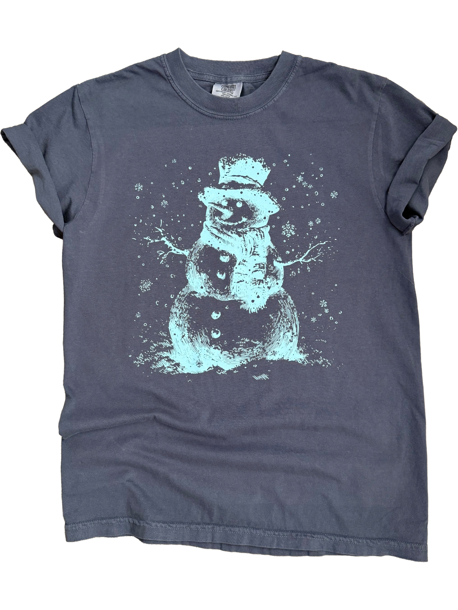 Frosty Snowman Vintage Winter Holiday Tee Hoodie, Sweatshirt | PodTeesHub.com