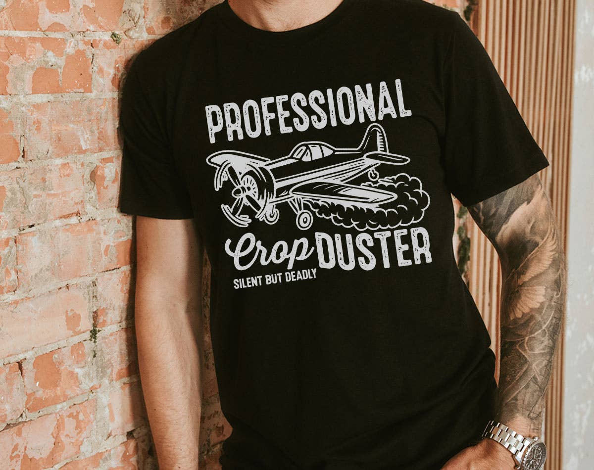 Professional Crop Duster - Dad Father's Day T-Shirt Hoodie, Sweatshirt | PodTeesHub.com
