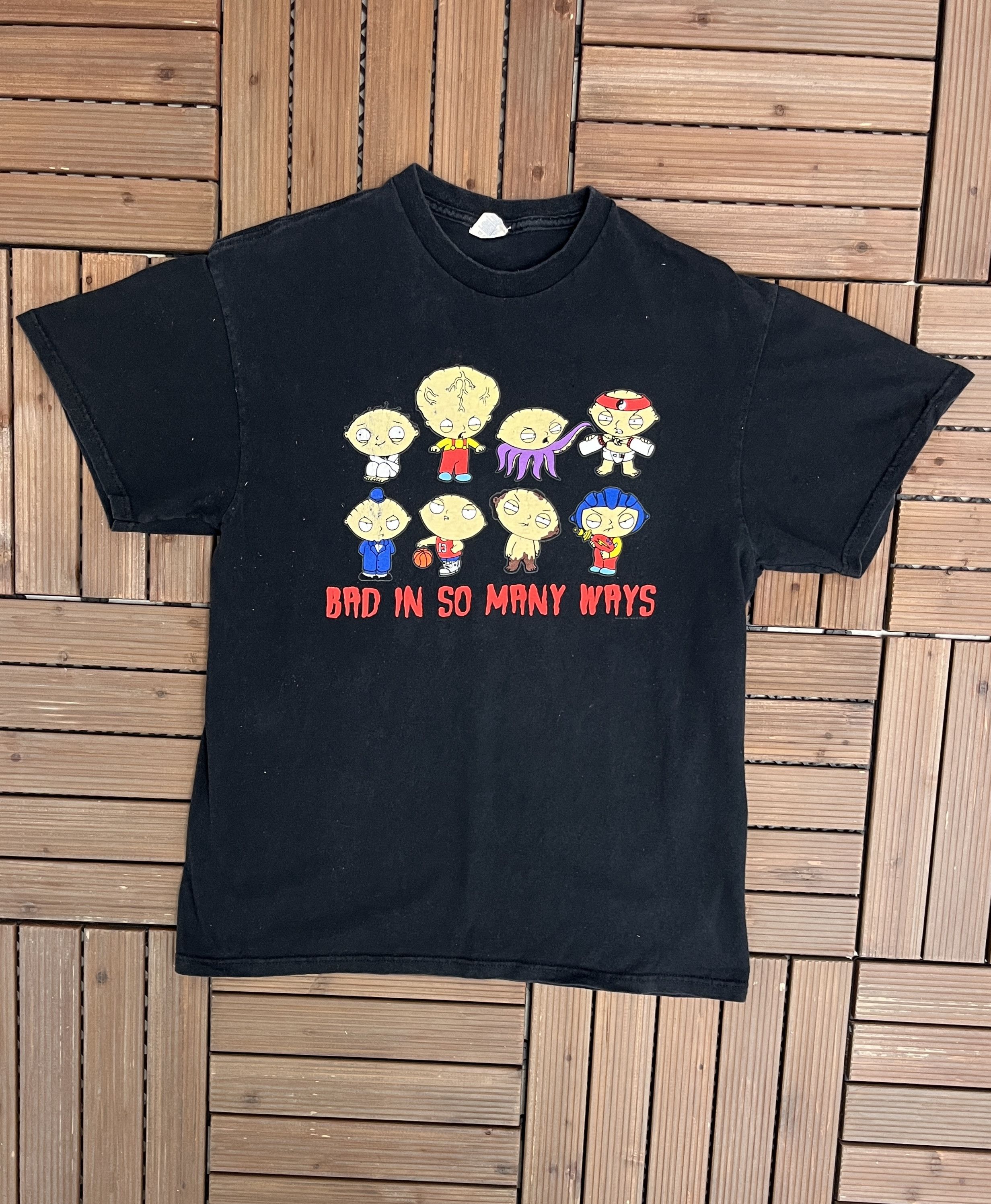 Vintage Family Guy Bad In So Many Ways Vintage T Shirt Hoodie, Sweatshirt | PodTeesHub.com