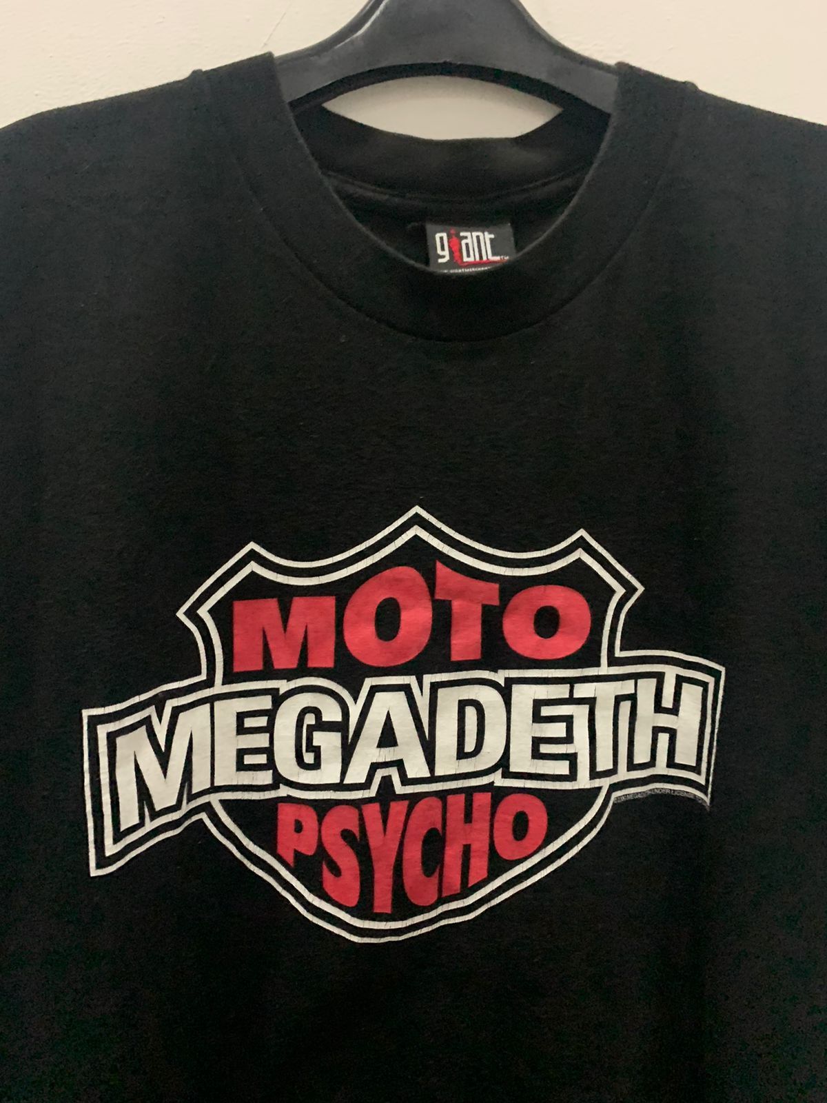 X Vintage Megadeth Moto Psycho 2000 Vintage T Shirt Xl Hoodie, Sweatshirt | PodTeesHub.com