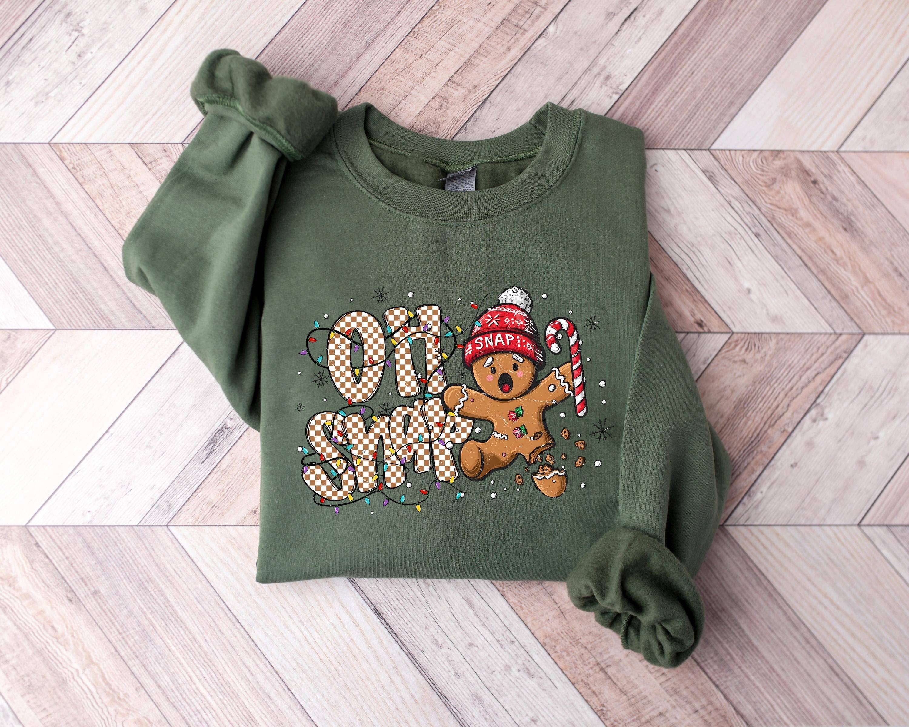 Christmas Humor Gingerbread Man Sweatshirt T-Shirts, Hoodie | PodTeesHub.com