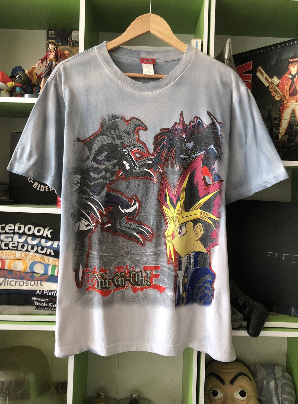 Japanese Brand X Vintage Vintage Yu Gi Oh Big Screen Tye Dye Hott Design T-Shirts, Hoodie, Sweatshirt | PodTeesHub.com