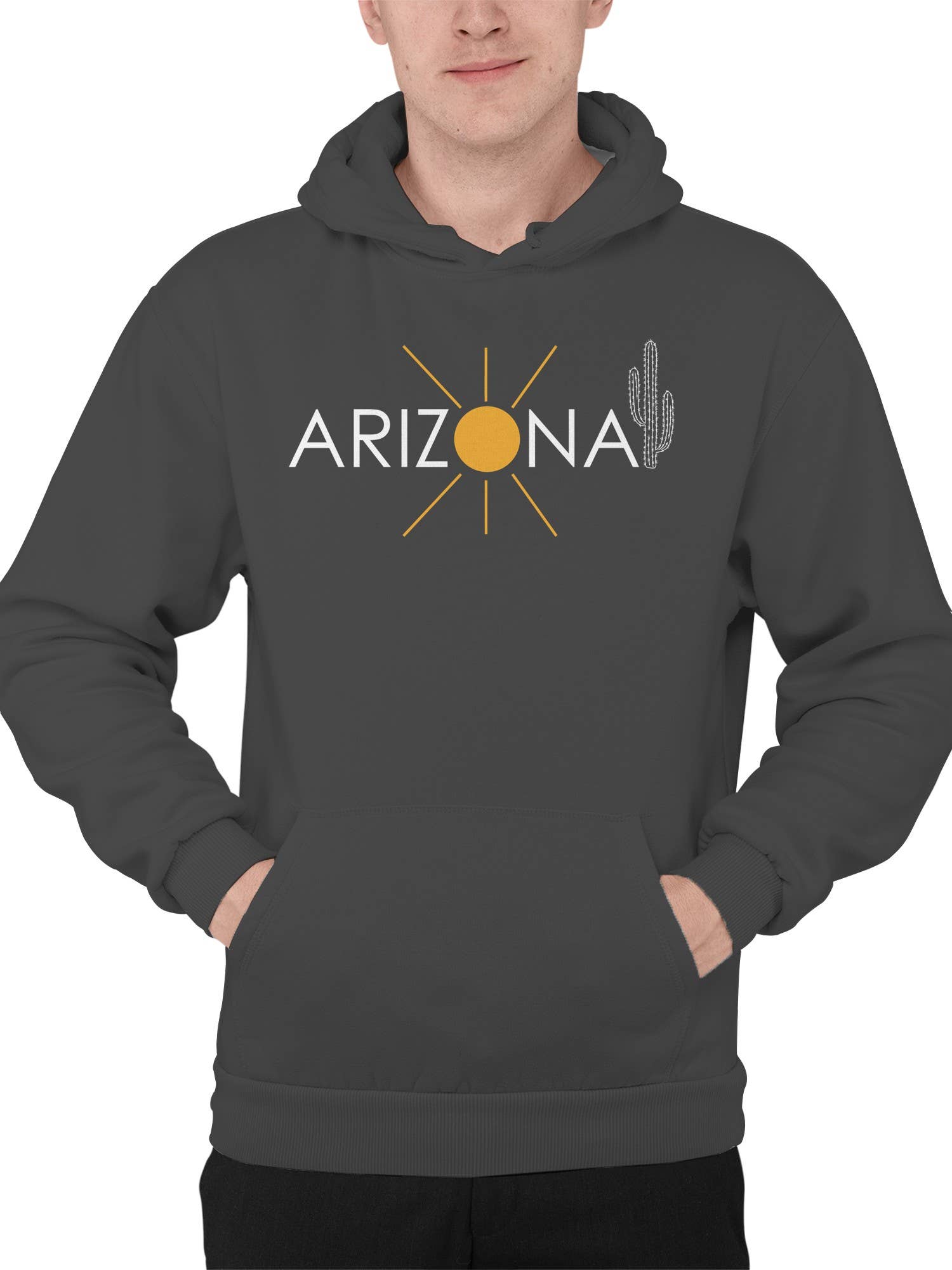 Arizona Sun Cactus Men's Hoodie T-Shirts, Sweatshirt | PodTeesHub.com