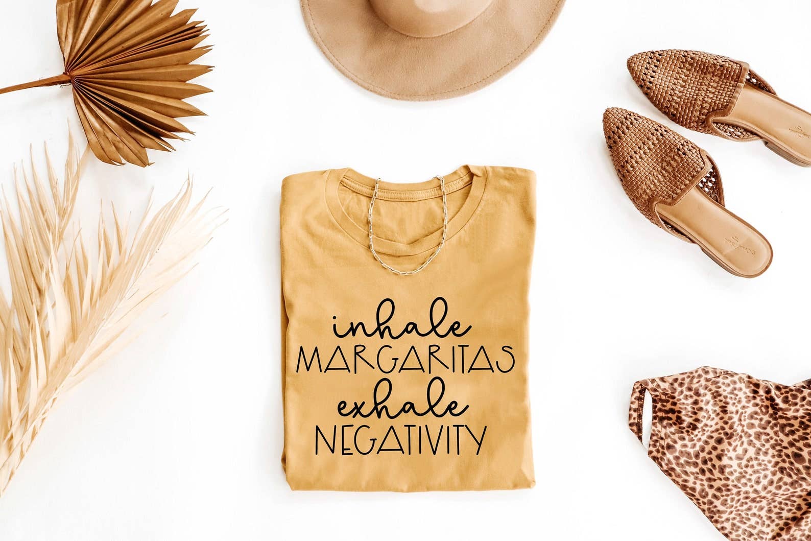 Inhale Margaritas Exhale Negativity T-Shirt Hoodie, Sweatshirt | PodTeesHub.com
