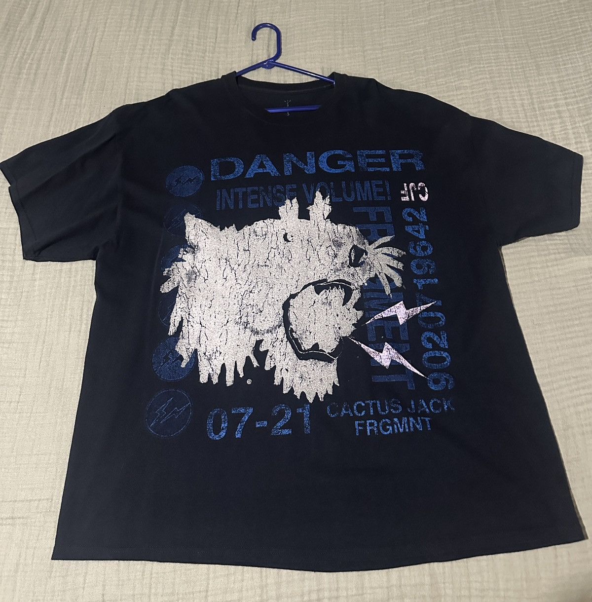 Scott Travis Scott Cactus Jack Fragment Danger Shirt Hoodie, Sweatshirt | PodTeesHub.com