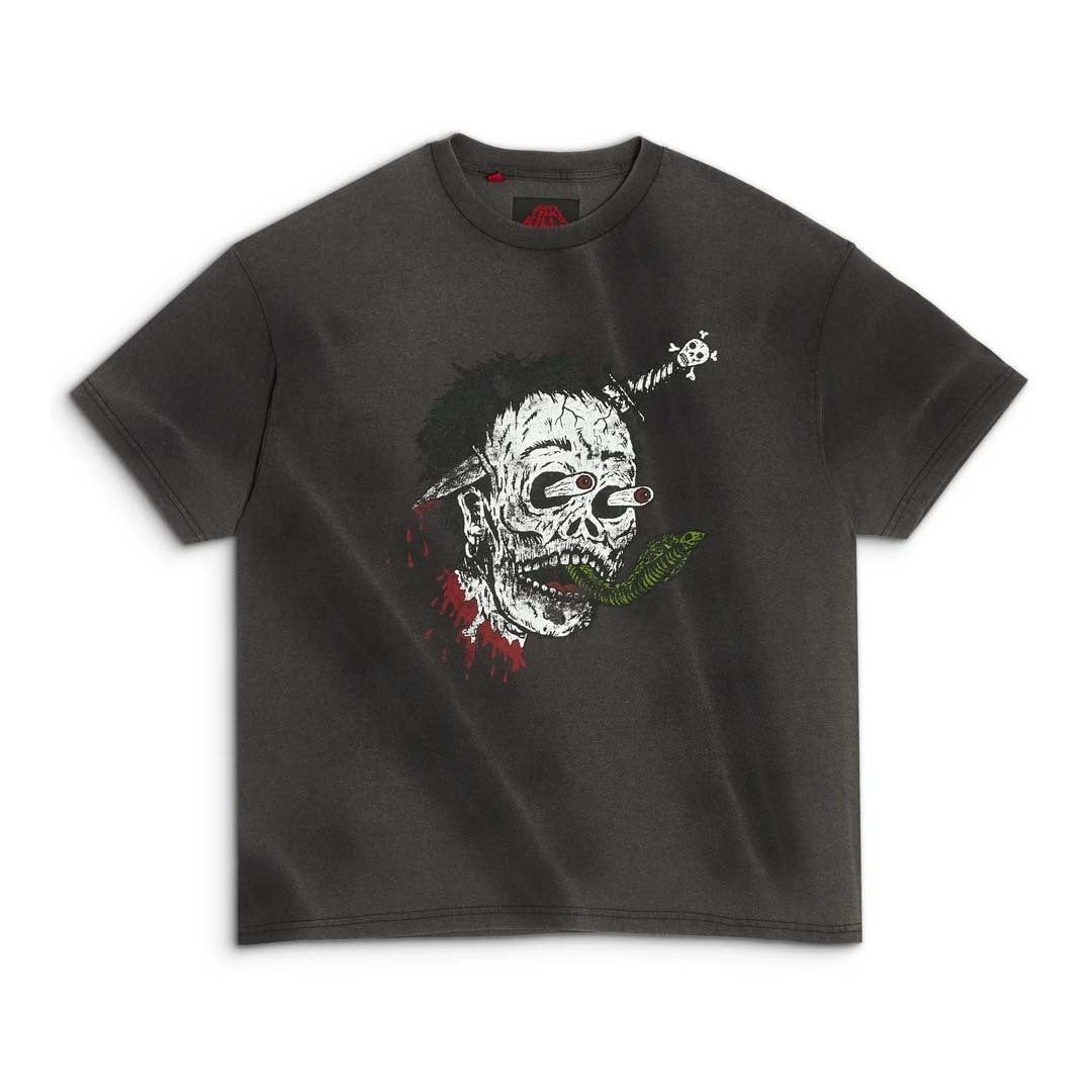 Dept Gallery Dept Art That Kills Glitch Skull Faded Tee Hoodie, Sweatshirt | PodTeesHub.com