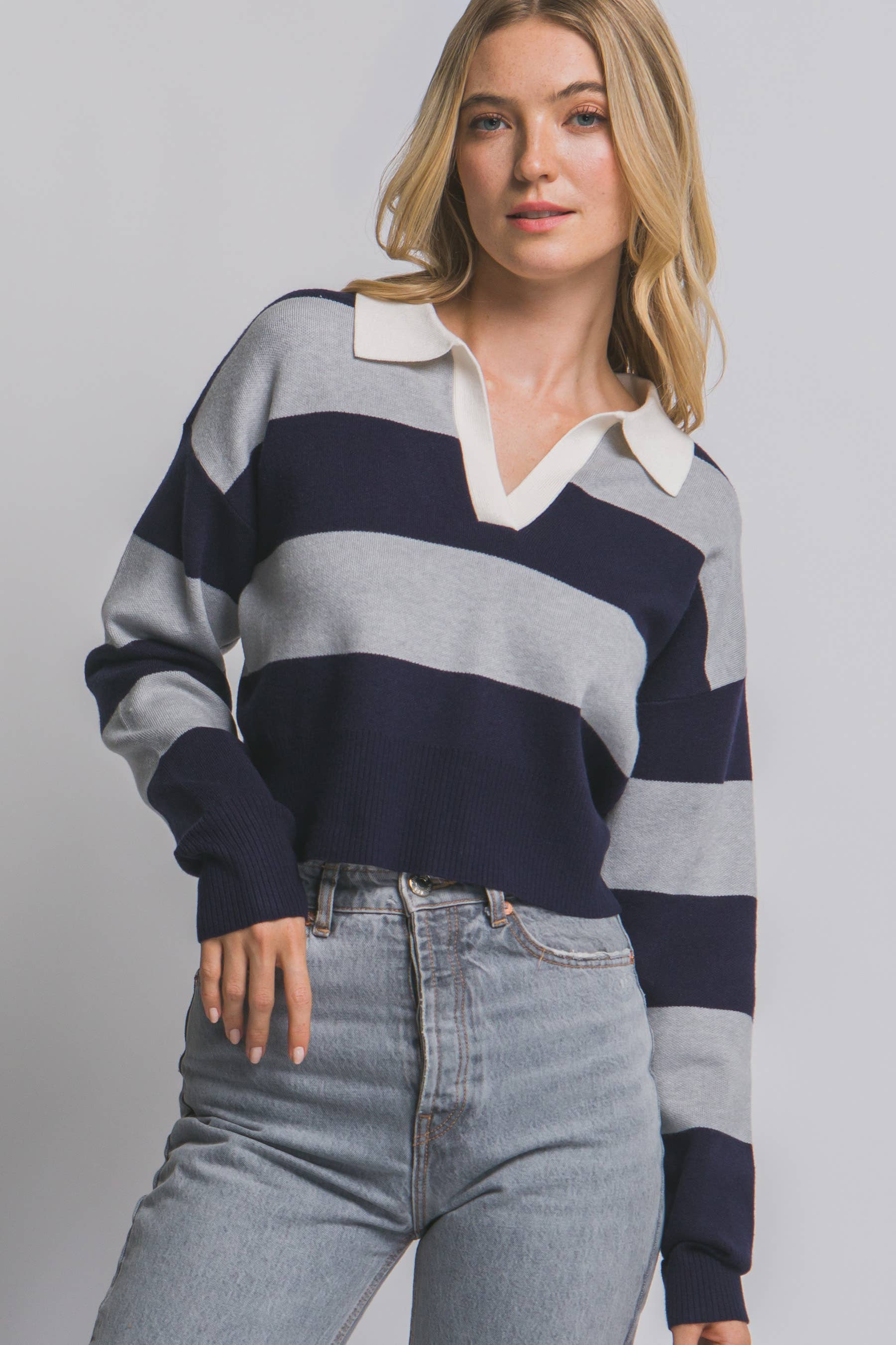 .._ 0807 Stripe Polo Sweater SI-28199 T-Shirts, Hoodie, Sweatshirt | PodTeesHub.com