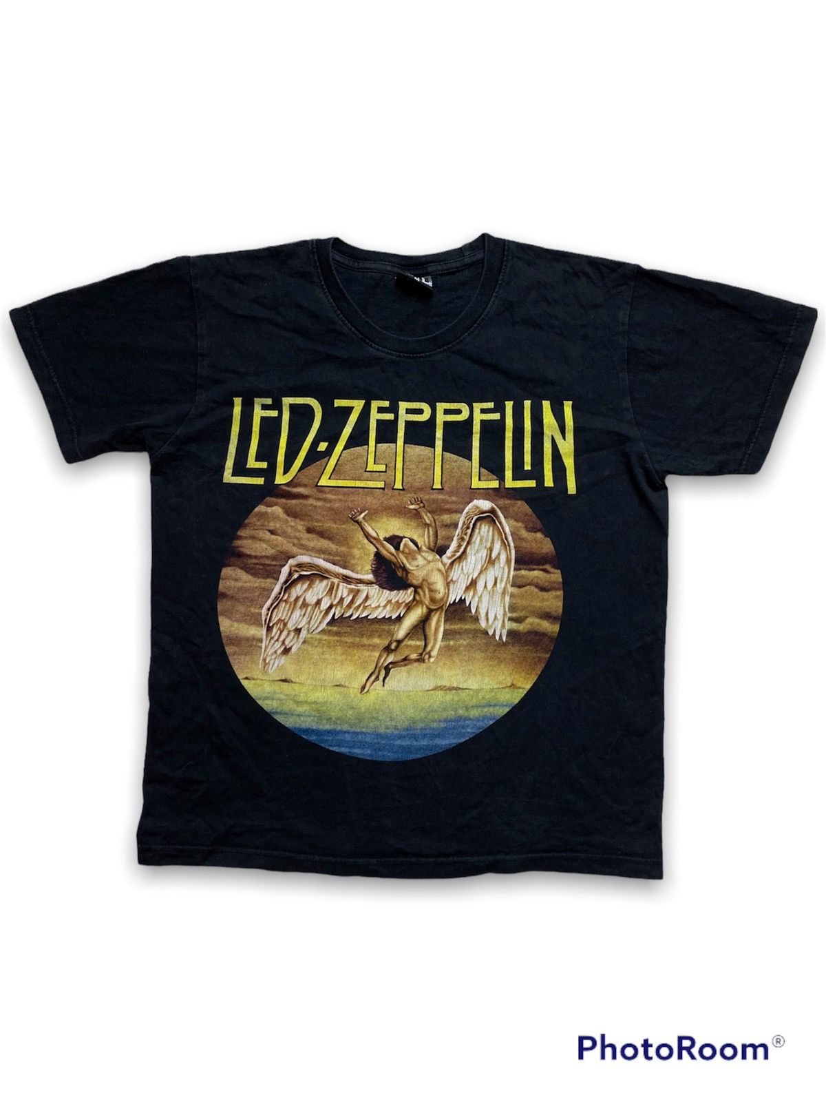 Led Zeppelin X Vintage Vintage Led Zepelin Both Sides Print Logo 00s 90s Washed Y2k T-Shirts, Hoodie, Sweatshirt